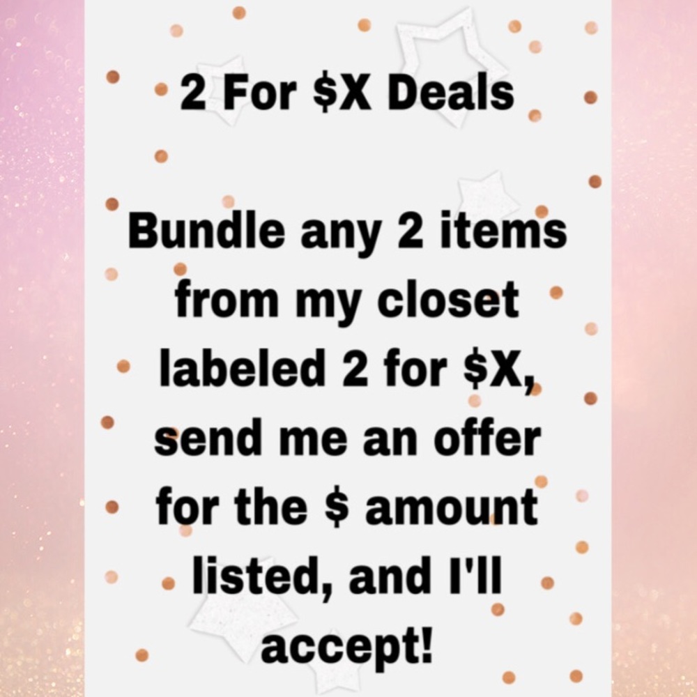 2 For $X Deals